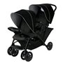 Poussette Double Stadium Duo Noir/Gris