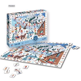 Puzzle cherche et trouve 100p Sports d'Hiver