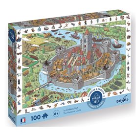 Puzzle 100 pieces chateau fort - sentosphere