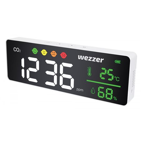 Moniteur de qualité de l'air Levenhuk Wezzer Air MC50