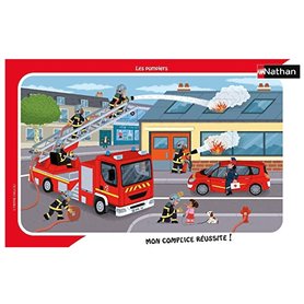 Puzzle 15p Les pompiers en actions