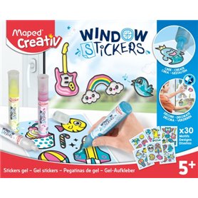 Stickers gel color n stick boite carton