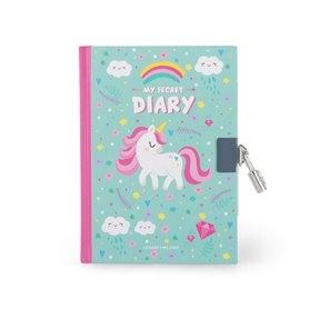 Carnet secret avec cadenas - Licorne