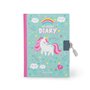 Carnet secret avec cadenas - Licorne