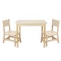 Table et chaise (set) - naturel