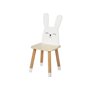 Chaise enfant - lapin blanc beige