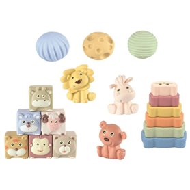 Jouets pour le bain - set 4en1 avec animaux