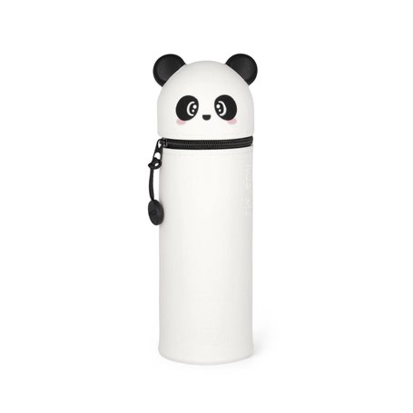 Trousse Ecole 2 en 1 en Silicone Souple - Panda