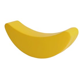 Rocker Banana jaune en mousse