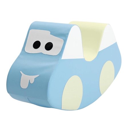 Rocker Car bleu pastel clair