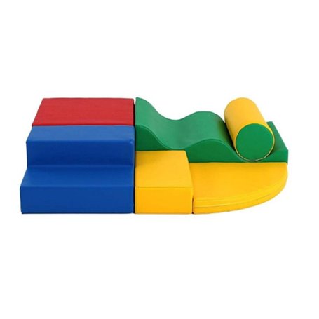 Ensemble blocs roulade multicolore