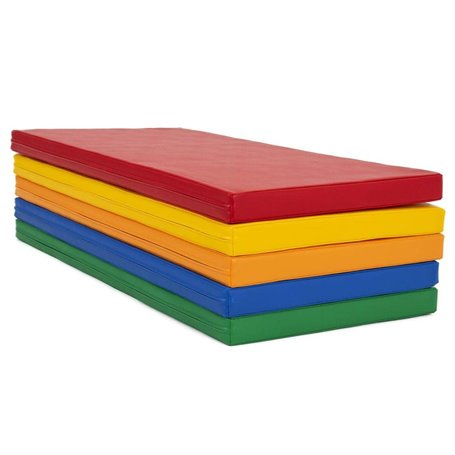 Ensemble 4 matelas multicolore