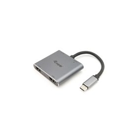 Equip 133484 station d'accueil USB 3.2 Gen 1 (3.1 Gen 1) Type-C Argent