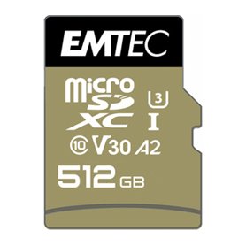 Emtec ECMSDM512GXC10SP mémoire flash 512 Go MicroSDXC UHS-I Classe 10