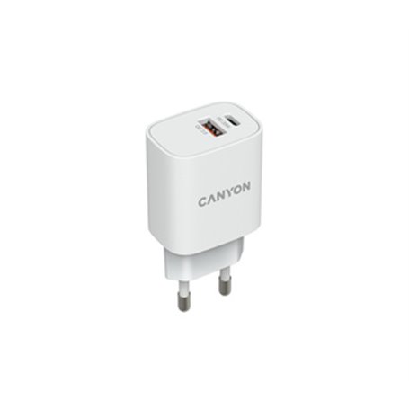 Canyon CNE-CHA20W04 chargeur d'appareils mobiles Blanc Intérieure