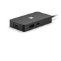 Microsoft Surface USB-C Travel Hub Avec fil USB 3.2 Gen 2 (3.1 Gen 2) Type-C Noir