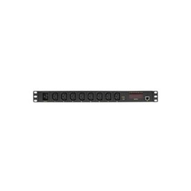 LogiLink PDU8P01 unité de distribution d'énergie 8 sortie(s) CA 1U Noir