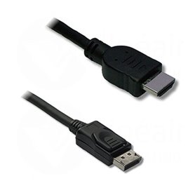 Lineaire VHD74C câble vidéo et adaptateur DisplayPort HDMI Type A (Standard) Noir