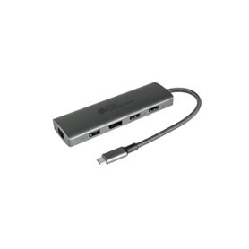 Alcasa HUB-C001A hub & concentrateur USB Type-C 5000 Mbit/s Anthracite