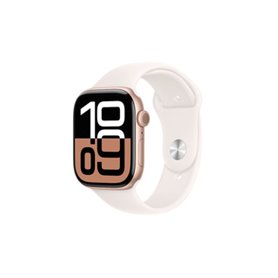 Apple Watch Series 10 OLED 46 mm Numérique 416 x 496 pixels Écran tactile Or rose Wifi GPS (satellite)
