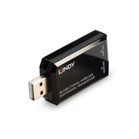 Lindy 38331 extension audio/video Émetteur et émetteur-récepteur AV Noir