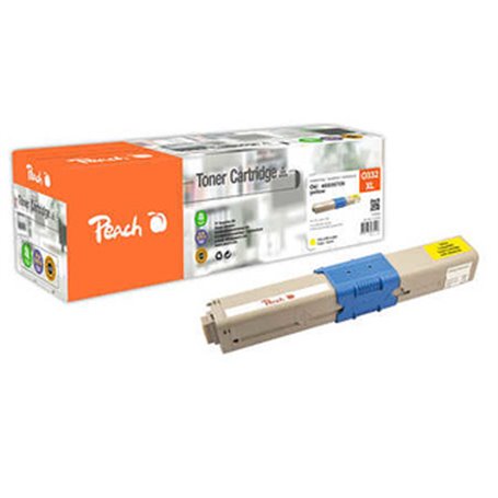 Peach 112104 Cartouche de toner 1 pièce(s) Compatible Jaune