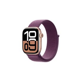 Apple Watch Series 10 OLED 42 mm Numérique 374 x 446 pixels Écran tactile Or rose Wifi GPS (satellite)