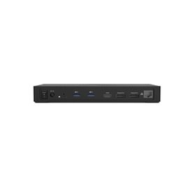 Port Designs 901904WEU station d'accueil Avec fil USB 3.2 Gen 1 (3.1 Gen 1) Type-C Noir