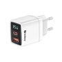 Sandberg 441-52 chargeur d'appareils mobiles Universel Blanc Secteur Charge rapide Intérieure