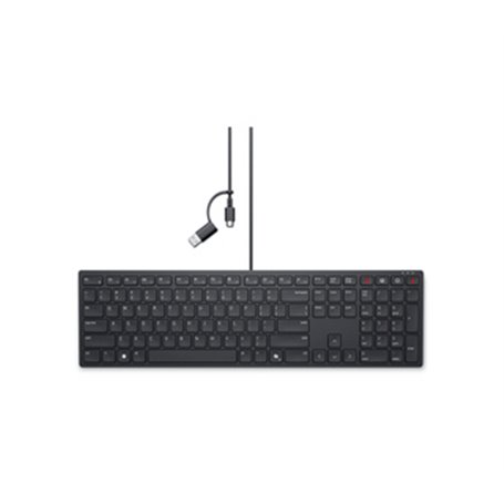 DELL KB525C clavier Bureau USB AZERTY Français Noir