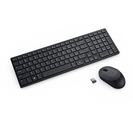 DELL KM555 clavier Souris incluse Universel RF sans fil + Bluetooth AZERTY Français Noir