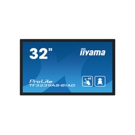 iiyama TF3239AS-B1AG affichage de messages Écran plat de signalisation numérique 80 cm (31.5") LED 500 cd/m² 2.4K Ultra HD Noir