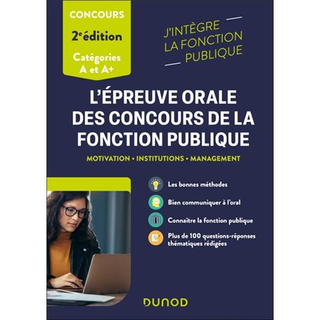 L'épreuve orale des concours de la fonction publique catégories A et A+