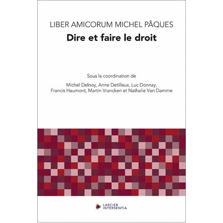 Liber Amicorum Michel Pâques - Dire et faire le droit