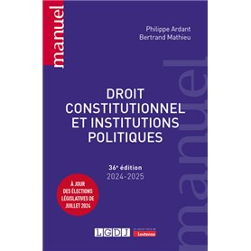 Droit constitutionnel et institutions politiques