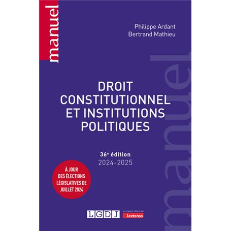 Droit constitutionnel et institutions politiques