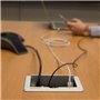 StarTech.com Boîtier de connexion pour table de réunion - HDMI / VGA / Mini DP vers sortie HDMI avec port USB à charge r