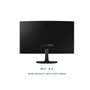 ECRAN 24'' Samsung S24D364GAU Noir VA 1920x1080 Incurv 1800R 4ms 100Hz 16:9 250