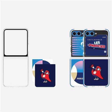 Coque interchangeable a fond d'cran dynamique pour Galaxy Z Flip5 edition Paris