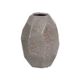 Vase Gris Céramique 23 x 23 x 35 cm