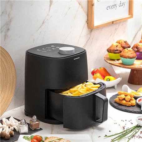 Friteuse à Air InnovaGoods Noir 1200 W 2 L (Reconditionné A)