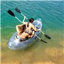 Kayak Gonflable Transparent avec Accessoires Paros InnovaGoods 312 cm 2 places (Reconditionné A)