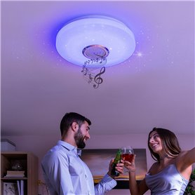 Plafonnier à LED avec Haut-parleur Lumavox InnovaGoods (Reconditionné A)