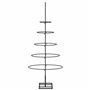 vidaXL Arbre de Noël en métal pour décoration noir 90 cm