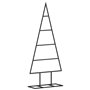 vidaXL Arbre de Noël en métal pour décoration noir 60 cm