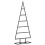 vidaXL Arbre de Noël en métal pour décoration noir 90 cm