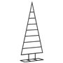 vidaXL Arbre de Noël en métal pour décoration noir 125 cm