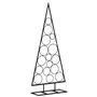 vidaXL Arbre de Noël en métal pour décoration noir 125 cm