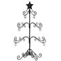 vidaXL Arbre de Noël en métal pour décoration noir 90 cm