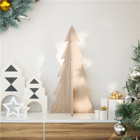 vidaXL Arbre de Noël en bois pour décoration 59